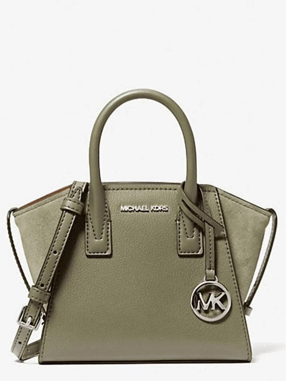 NWT Michael Kors Avril Extra-Small Leather Satchel - Thyme